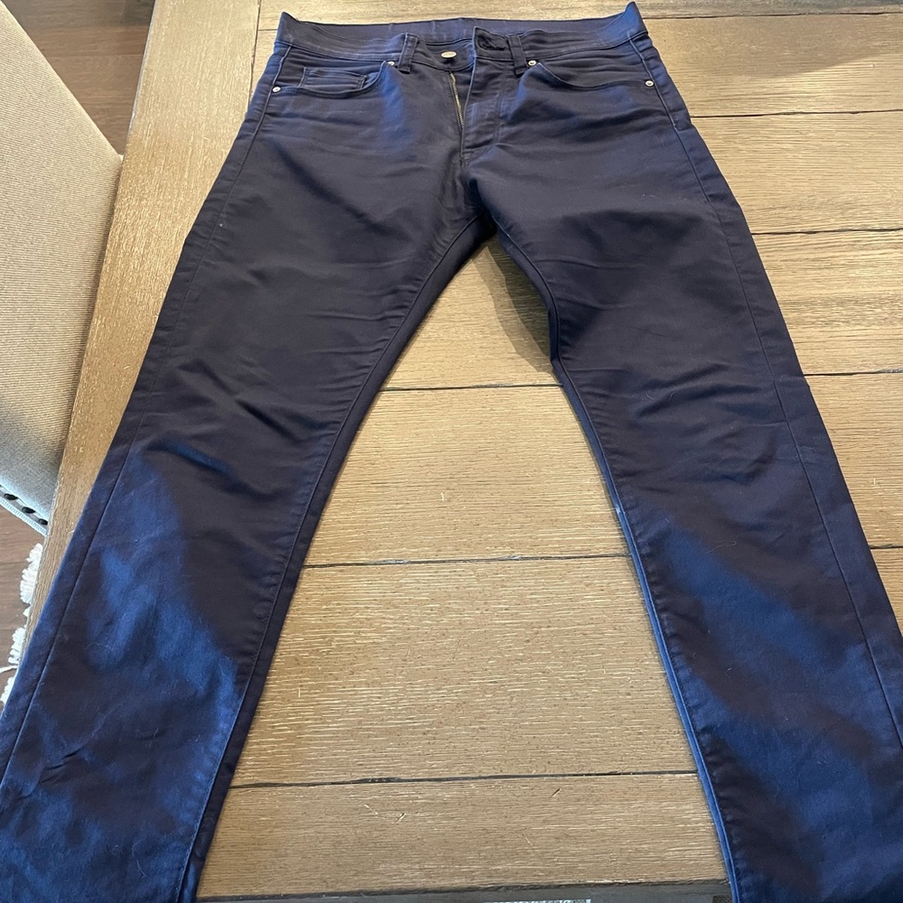 Carhart WIP Vicious Navy Khaki Pants 30x32